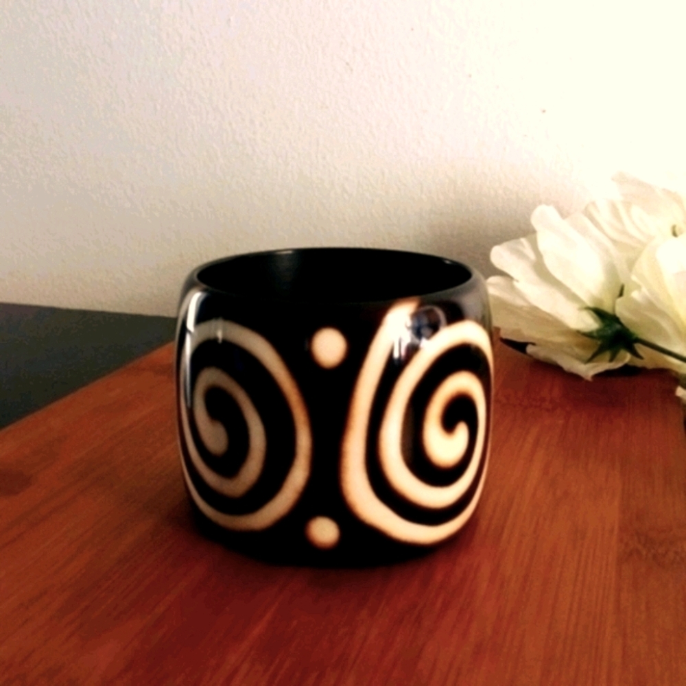 1PC Beautiful African Batik Bangle Bracelet - Picture 3 of 9